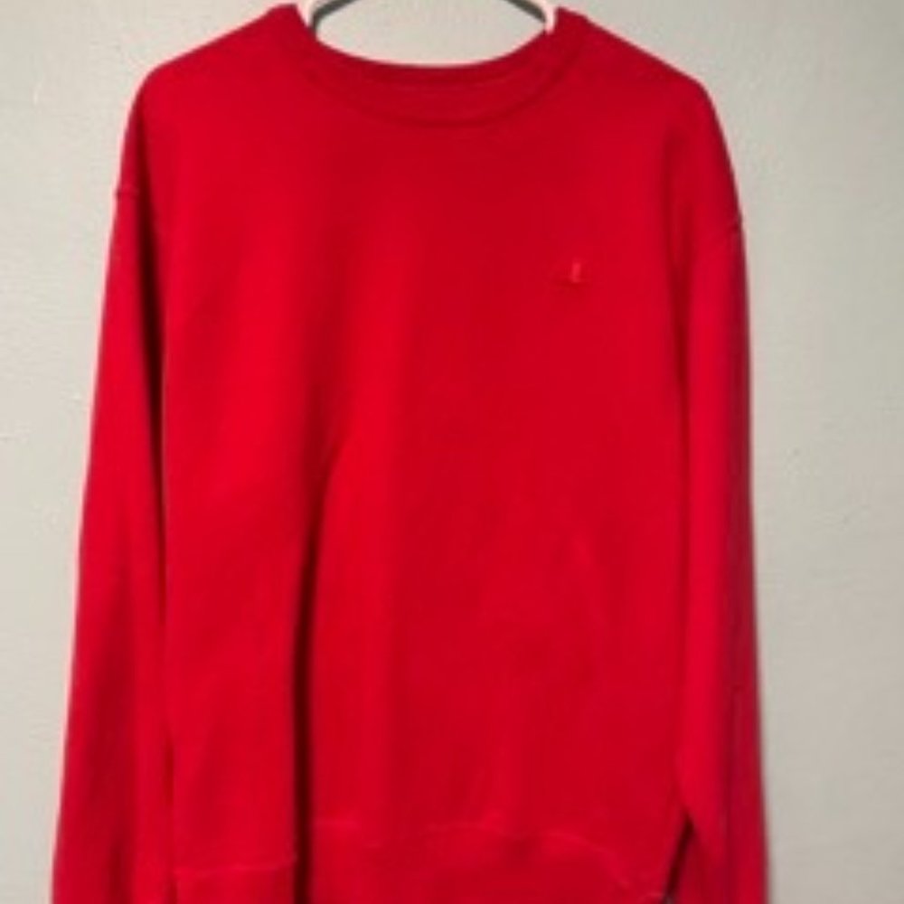 Red Champion Crewneck